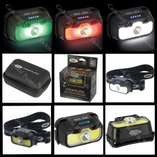 NGT Profiler Headlight - 330 Lumens USB Rechargable Motion Sensor Headlight with Case